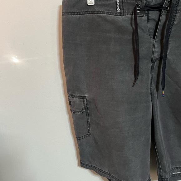 Hurley Gray Shorts Sz 36 - Picture 3 of 8